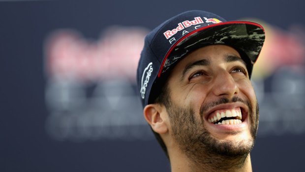 Poster boy: Daniel Ricciardo.