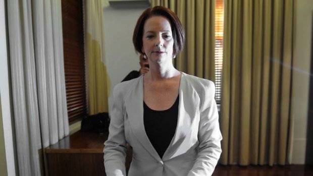 "This is not an episode of Celebrity Big Brother" ... Julia Gillard.