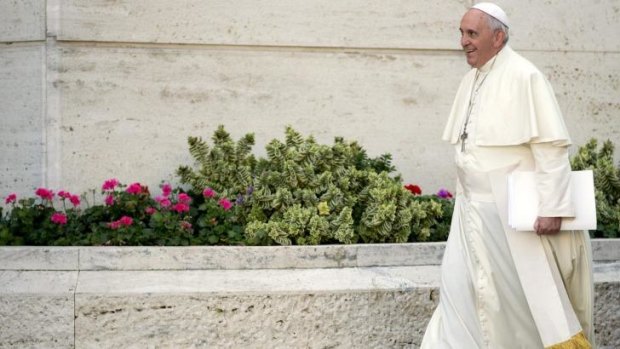 Tough message: Pope Francis urged both sides in the debate to examine their positions.