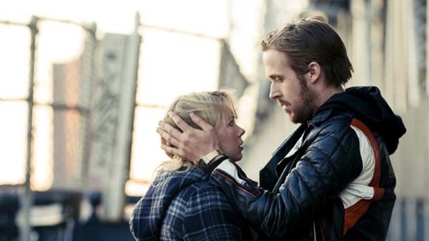 Trouble in paradise ... Michelle Williams and Ryan Gosling play a young couple on the brink.
