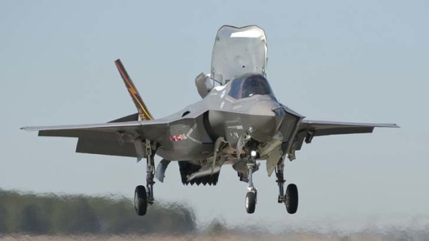 Delayed ... the F-35 Joint Strike Fighter.