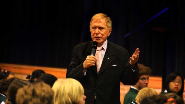 Fairfax journalist Andrew Webster credits Michael Kirby [pictured] with saving his life.
