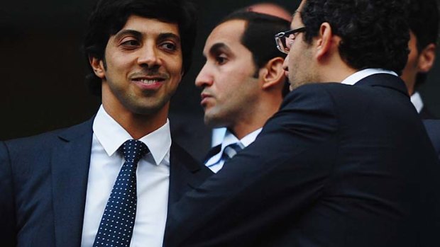 Manchester City owner Sheik Mansour (L) has a history of long-term support for his investments.