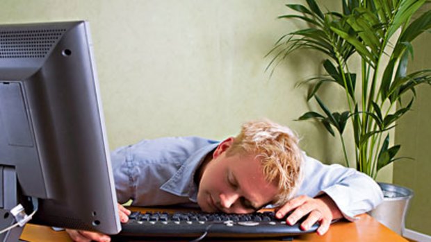 Snore factor ... A number of things can contribute to feelings of tireness at work.