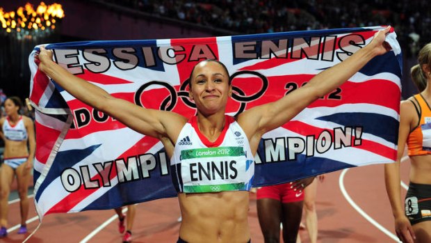 Face of London ... Jessica Ennis.