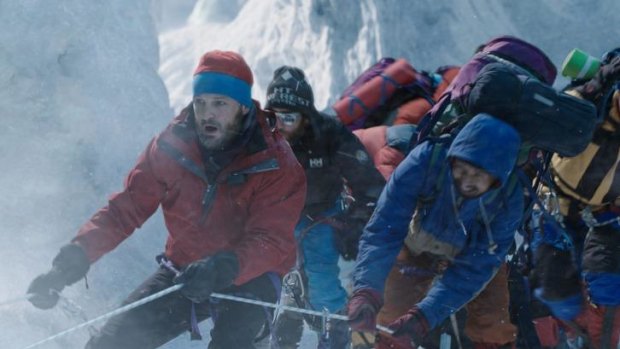 Jason Clarke plays New Zealand climber Rob Hall in <i>Everest</i>, which chronicles an ill-fated 1996 expedition in which five climbers died.