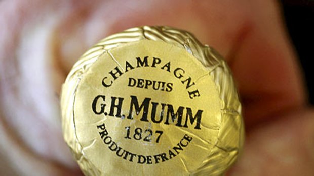 "G.H. Mumm is at present the fastest-growing champagne brand in Australia."