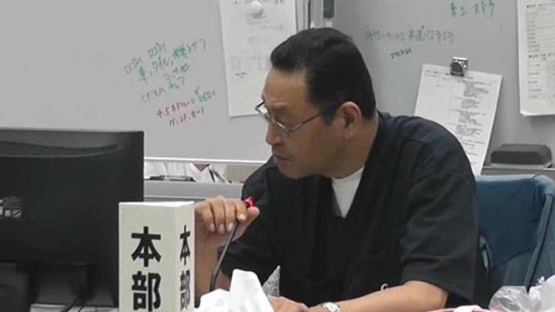 Masao Yoshida &#8230; the Fukushima boss is in hospital.