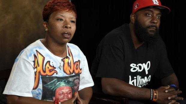 The parents of Michael Brown, Lesley McSpadden and Michael Brown snr.