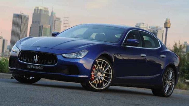 Groundbreaker: Maserati's entry into the hotly contested mid-size prestige market, the Ghibli.