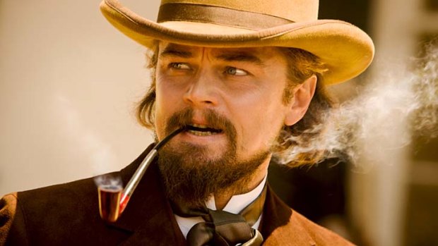 DiCaprio as Calvin Candie in <em>Django Unchained</em>.