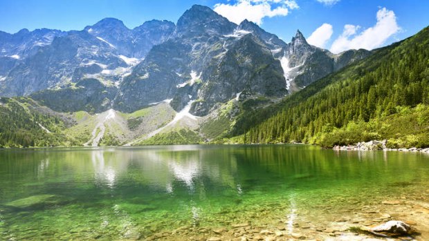 'Morskie Oko' Lake in the Tatra Mountains.