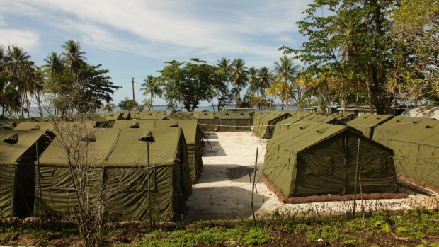 The Manus Island processing facility.