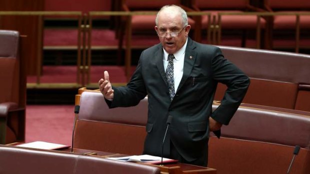 Not happy: Senator John Williams said the PM must go further to win over opponents.