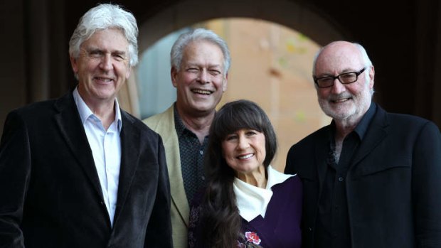 The Seekers, from left: Bruce Woodley, Keith Potger, Judith Durham and Athol Guy.
