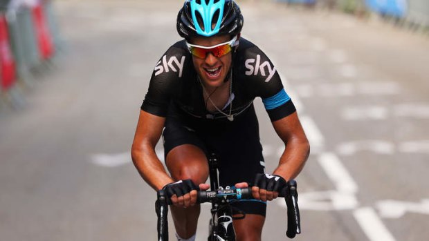 Ready for battle: Australian cyclist Richie Porte is gunning for a strong time-trial ride.