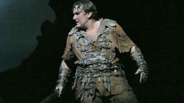 Powerful performer: Simon O'Neill seen here playing Siegmund at the Metropolitan Opera.