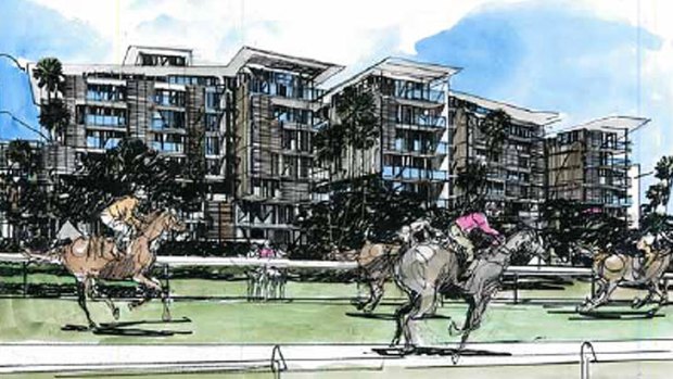 Brisbane Racing Club's proposal for high-rise residential development could see people living near the courses by 2020.