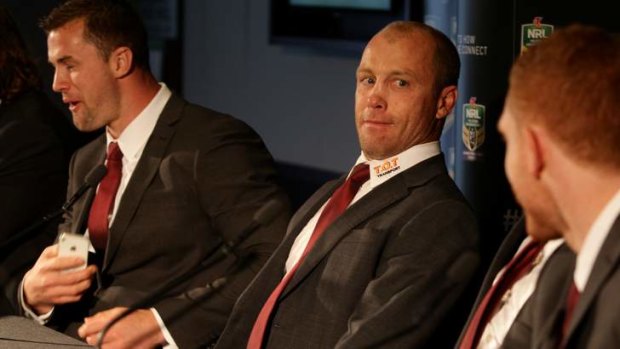 Preparation: Geoff Toovey at the Grand final lunch.