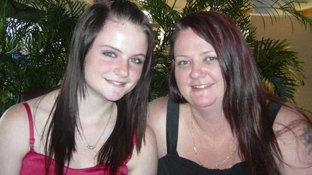 'She would often tell us she was fat and ugly': Ness Love-Monk, right, with her daughter Courtney.