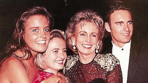 Family... Sonia McMahon with Deborah, Melinda and Julian.