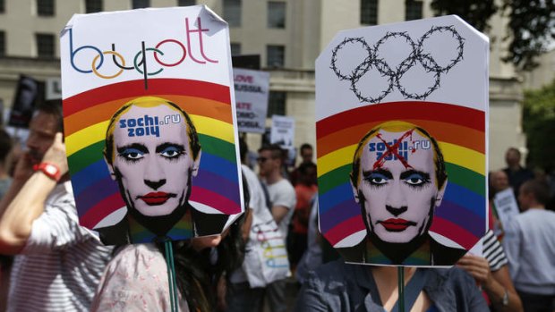 Russia's stance on homosexuality has been globally condemned.