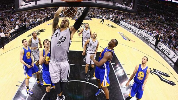 The Spurs have a 3-2 lead in the best-of-seven western conference semi-final series.