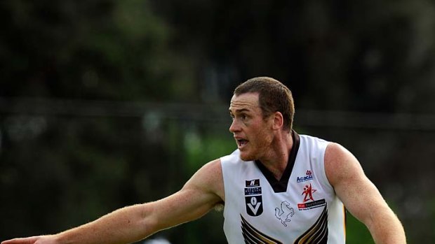 Trial run: Jarryd Roughead was back in action yesterday.