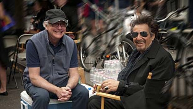 Barry Levinson and Al 'Cap' Pacino.