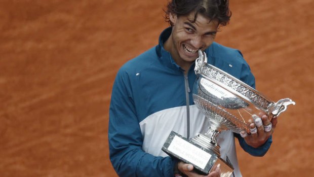 Eight proves to be great: Rafael Nadal.