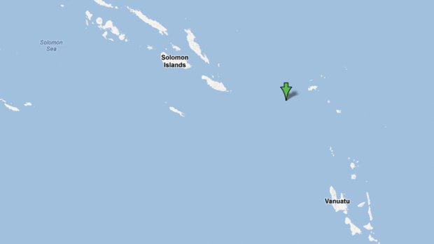 Tsunami warning ... a magnitude 8 earthquake has struck near the Solomon Islands.