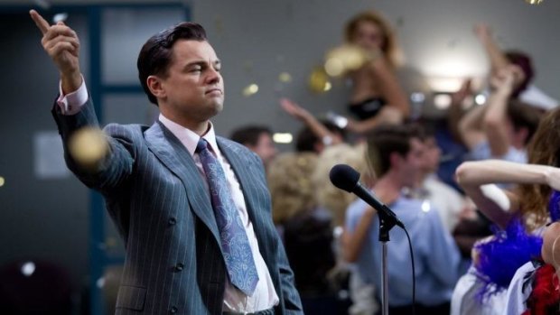 Popular with pirates: Leonardo DiCaprio in <i>The Wolf of Wall Street</i>.