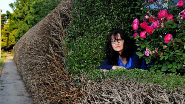 Kate Gumley's husband John cut their hedge back two weeks ago because it was invading the footpath.