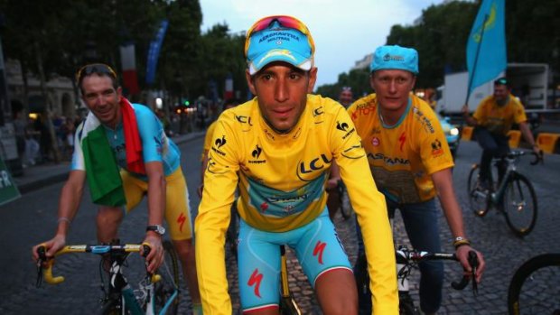 Vincenzo Nibali of Italy and Astana Pro Team.