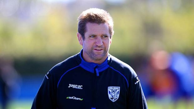 Into the lions’ den ... Des Hasler is likely to get a mixed reception when his Bulldogs play Manly.