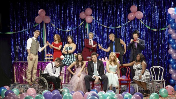 The cast of Glee.