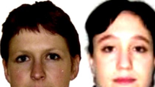 Two suspects...Iratxe Yanez Ortiz de Barron (left), and Itziar Moreno.