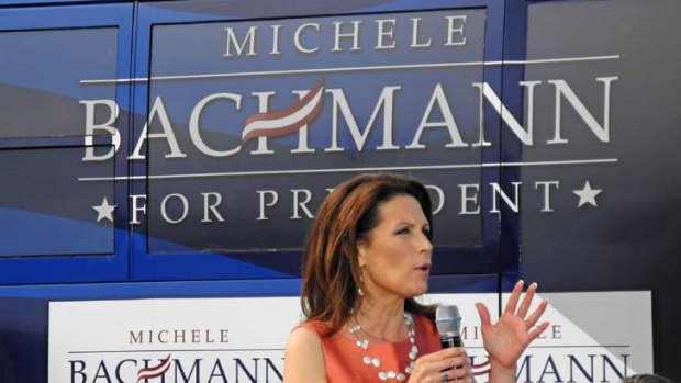 Standing firm ... Republican White House hopeful Michele Bachmann.