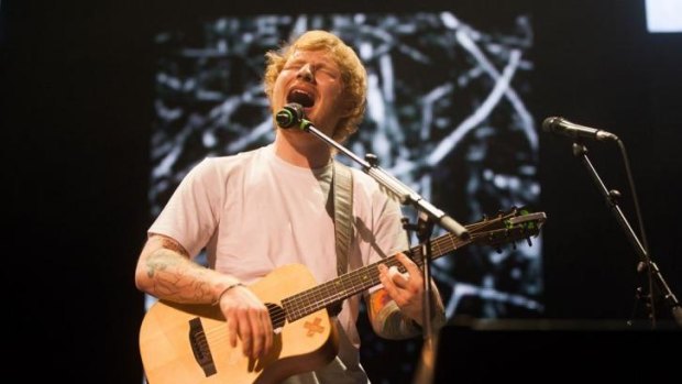 Ed Sheeran kept it simple at his Perth Arena gig.
