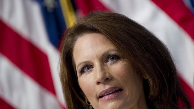 'Message from God' ... Republican presidential candidate Michele Bachmann.