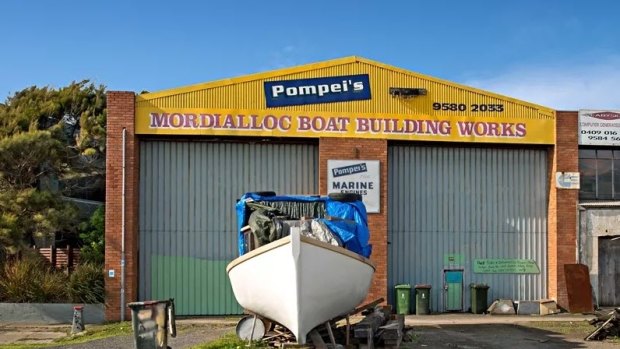 The Pompei boat yard in Mordialloc is being sold for the first time in more than 70 years.