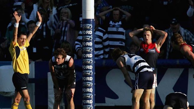 Melbourne last beat Geelong in 2006, when they also had this round 21 draw with the Cats at Kardinia Park.