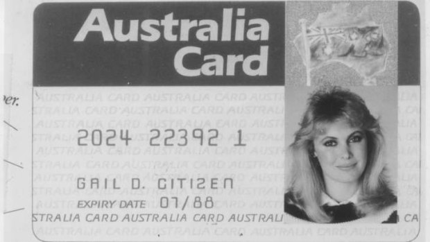 Australia card sample.