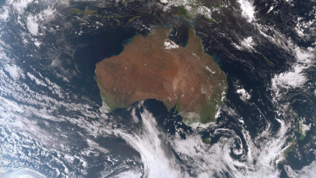 Australia captured from the Himawari 8. It is like moving from 'the silent era of film to IMAX', says the Bureau of Meteorology.