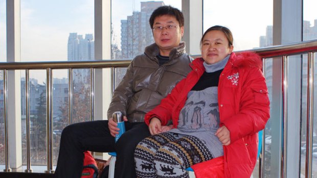 You Yongquan and Jie Li, who is pregnant, say they planned for their child to arrive in the Chinese year of the dragon.