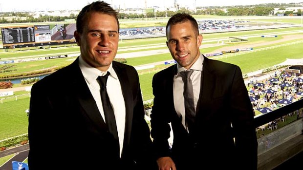 Men in black: Josh Reynolds, left, and Steve Turner.