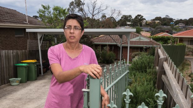 Greensborough resident Tamara whose house could be acquired.