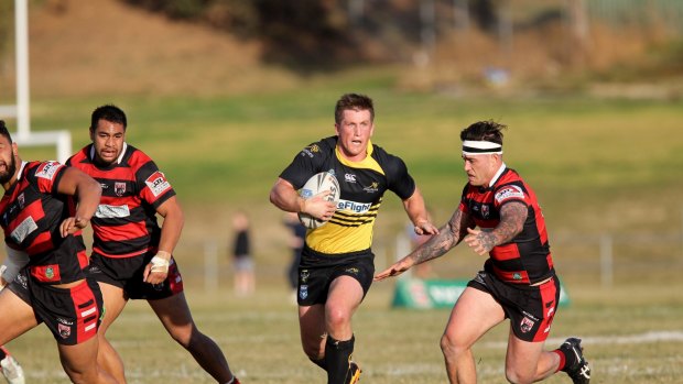 NSW Cup: Action between and Norths.