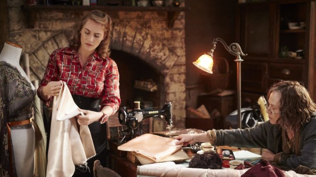 Kate Winslet and Judy Davis in <i>The Dressmaker</i>.