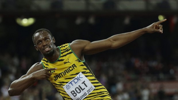 Sprint king Usain Bolt.
